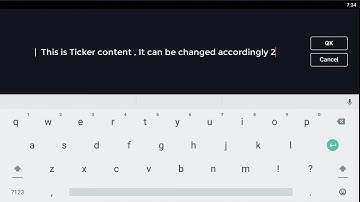 Tutorial for kinemaster  Motiondiva Broadcast  06 STUDIO1 TICKER