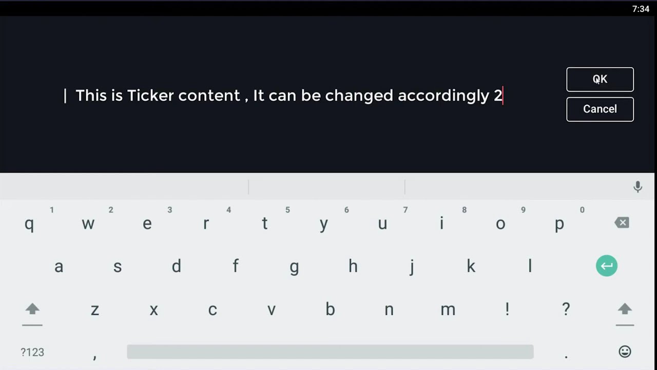 Tutorial for kinemaster  Motiondiva Broadcast  06 STUDIO1 TICKER