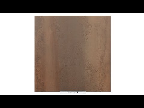 Slightly oxidation brown metal video