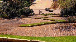 Snake Alley, Worlds Crookedest Street,  Burlington, Iowa. Curvier Than Lombard St. in San Francisco