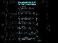 📚 Standard Results in Definite Integration | JEE Main & Advanced Math's Formulas #maths #jeetricks