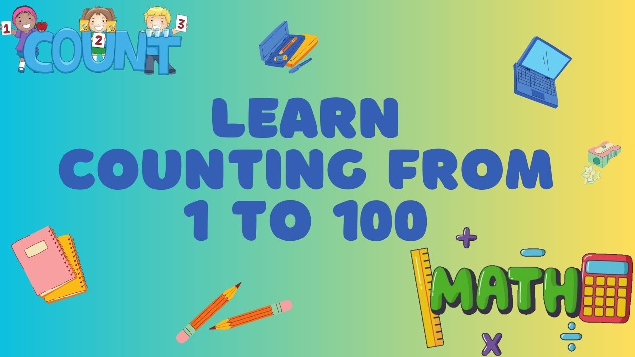 Learn counting from 1 to 100 @Brainy_Smarty_Junior #education #counting ...