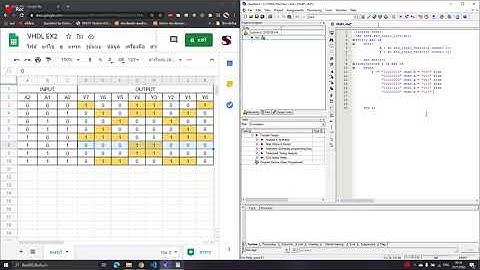 Quartus || 8.1 VHDL Vector port (Truth Table)