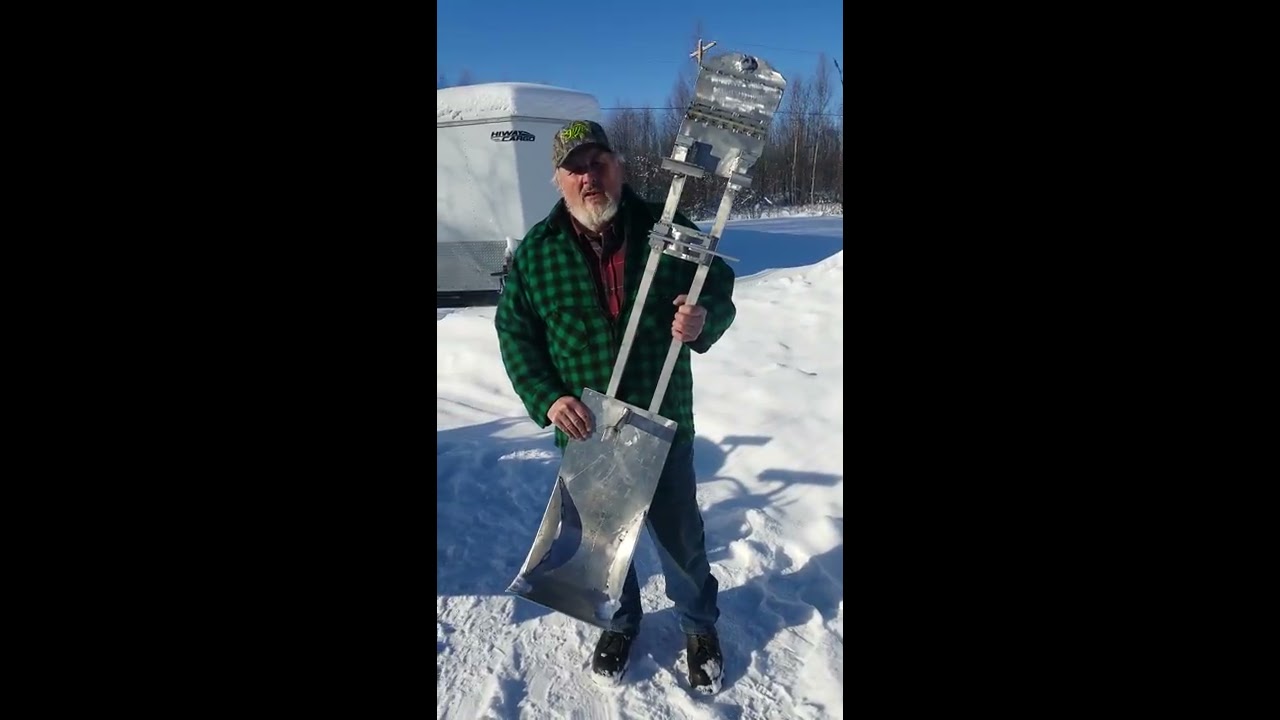 The Auger Tow: Ice Auger Carrier - AUGER TOW ENTERPRISES: ICE FISHING GEAR