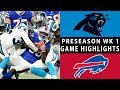 Panthers vs. Bills Highlights | NFL 2018 Preseason Week 1
