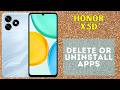Honor X5D Phone | Delete or Uninstall Apps Step-by-Step Guide