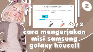 CARA MENGERJAKAN MISI SAMSUNG GALAXY HOUSE DAY 2, BISA DAPAT SKATEBOARD!! ZEPETO INDONESIA screenshot 3
