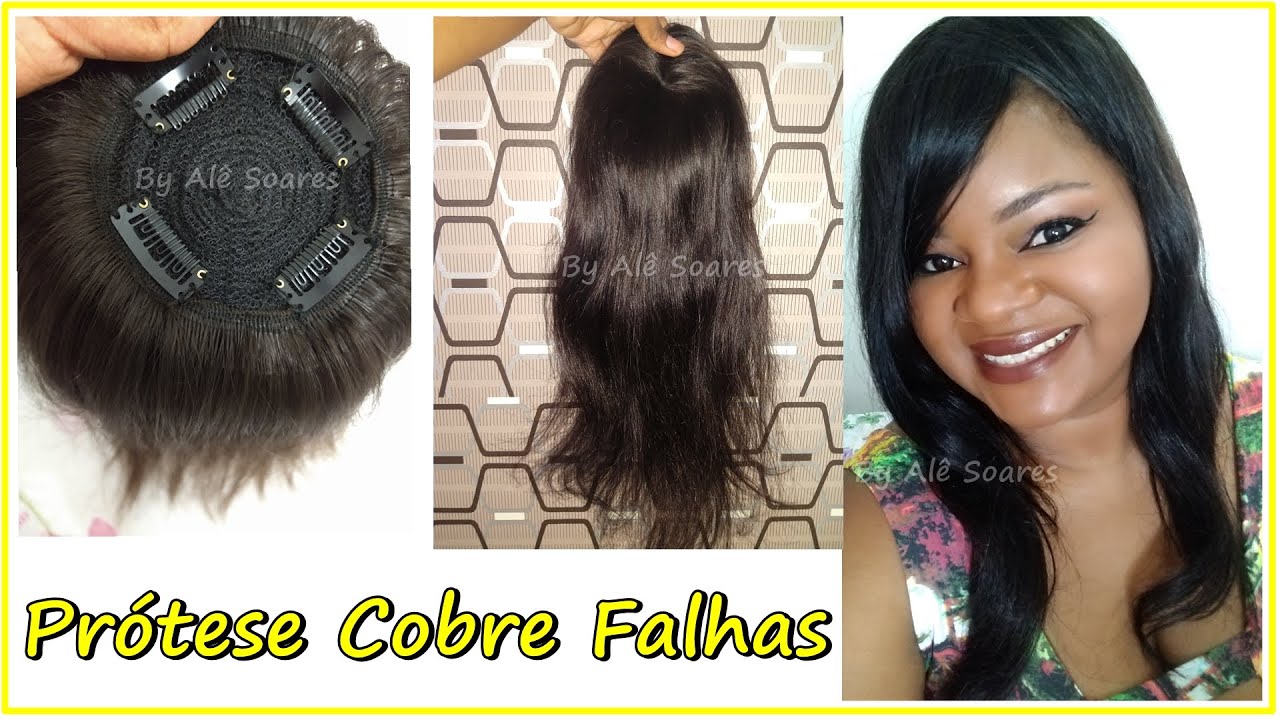 RESENHA: Prótese de Topo de Cabelo Humano 50cm | Por Alê Soares ❤