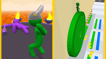 Giant Rush Vs Layers Roll : All Levels Gameplay - New Update Android, iOS #25