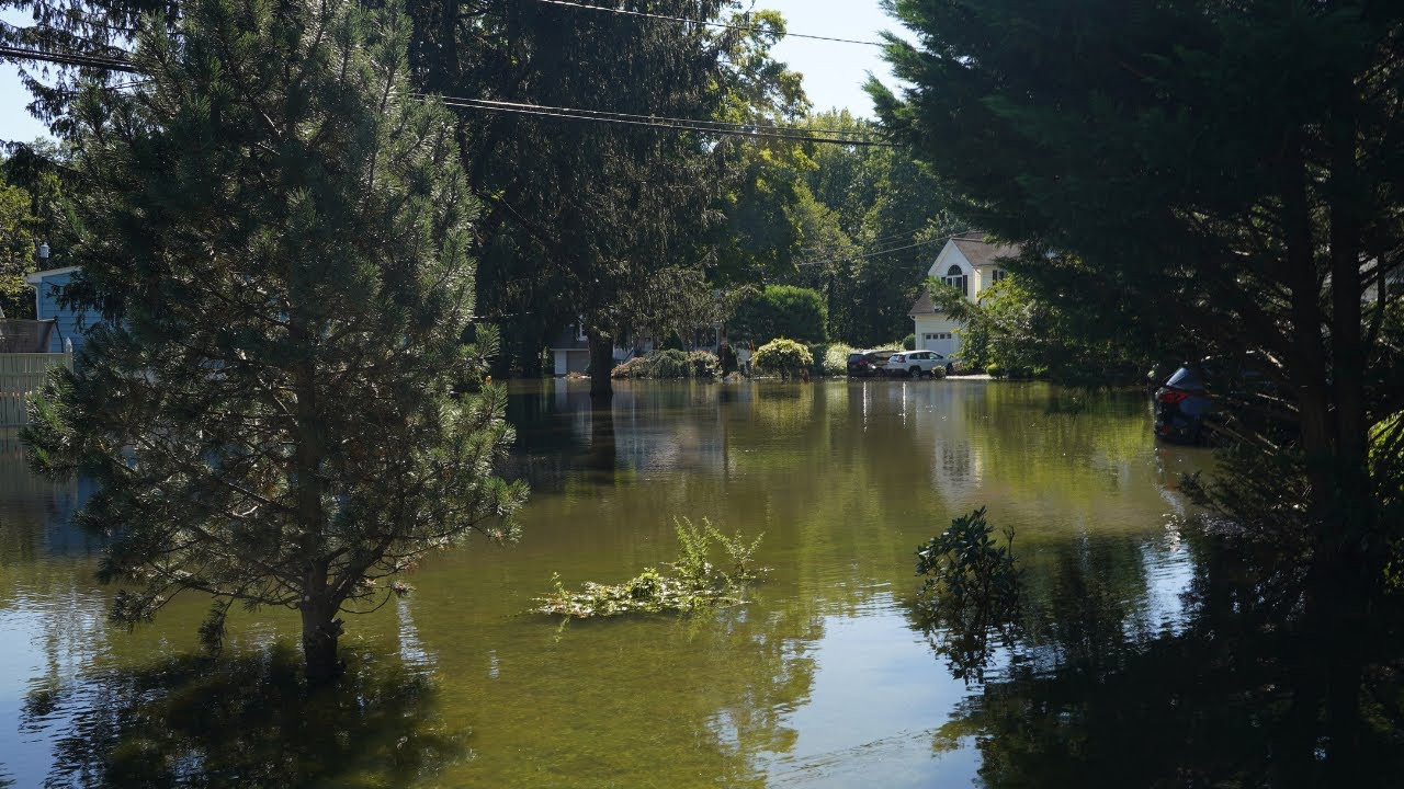 Flooding on Jeffrey Court in West Nyack (Tropical Storm Ida 2021) YouTube