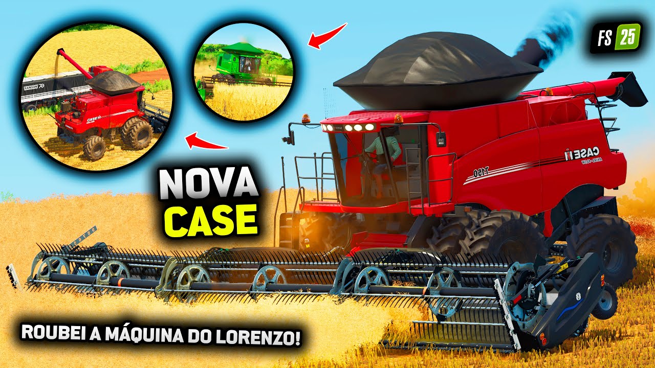 TESTANDO A NOVA COLHEITADEIRA DO LORENZO - FARMING SIMULATOR 25 - EP 71 (EM BUSCA DO SUCESSO T2)