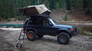 Solo Adventure in My Land Cruiser 80 – Roof Top Tent Camping in Idaho