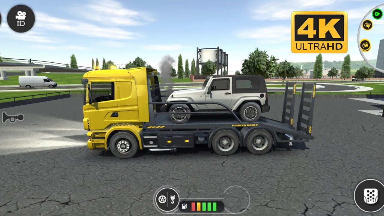 POV SCANIA DELIVRY DRIVE SIMULATOR 2024 GAMEPLAY MAX GRAPHICS 