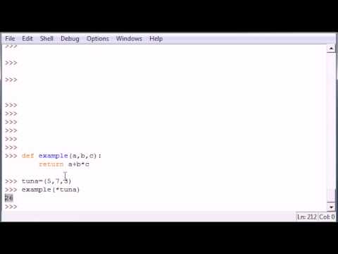 Python Programming Tutorial   31   Tuples as Parameters video x flv