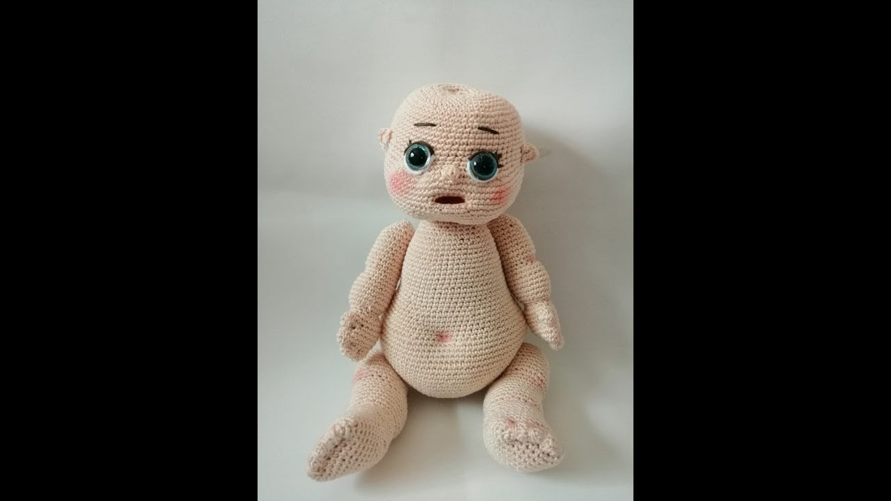 Bebe amigurumi articulado 35 cm