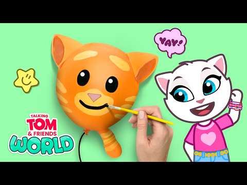 Let’s Get Crafty 🎨🖌️ Talking Tom & Friends: World | Easy Crafts Compilation