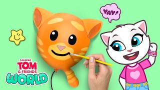 Let’s Get Crafty 🎨🖌️ Talking Tom & Friends: World | Easy Crafts Compilation