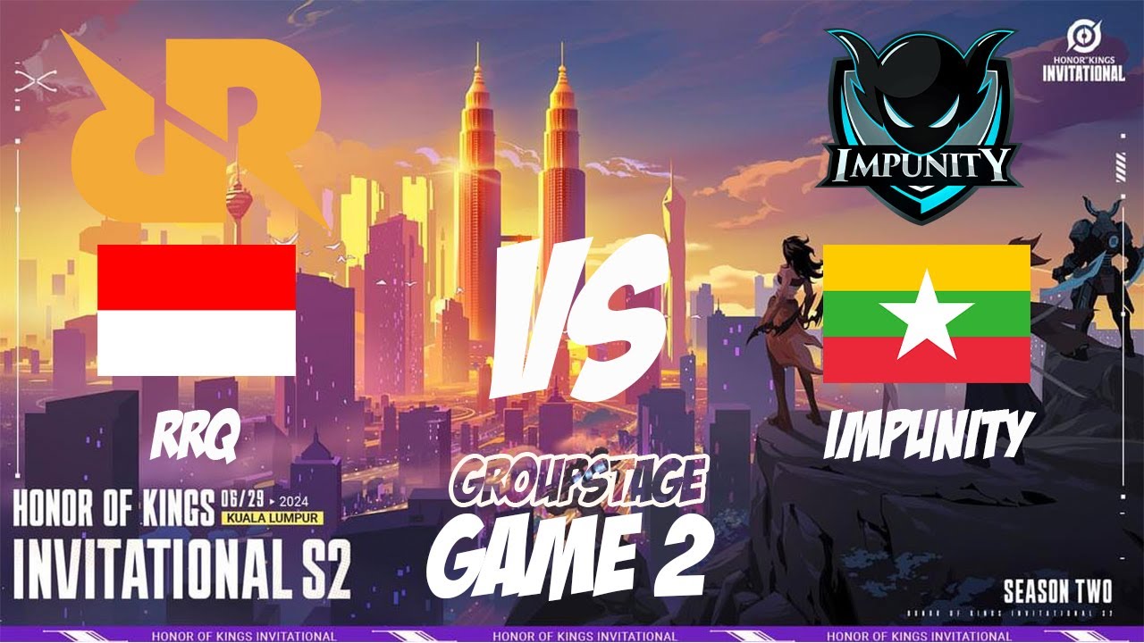 Bisakah RRQ mengembalikan point? | RRQ VS IMPUNITY Game 2 | HOK Invitational