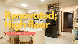 Tampines 4-Room HDB Tour | High Floor, Fully Renovated Home for First-Time Buyers