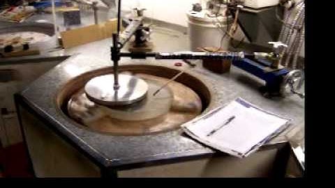 Lightholder Optics polishing a 12.5" mirror for New Moon Telescopes