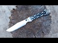 Forging a Braided Knife