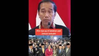 TERBUKTI KATA JOKOWI DULU