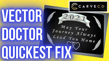 HOE U Vectorfouten in Carveco kunt oplossen