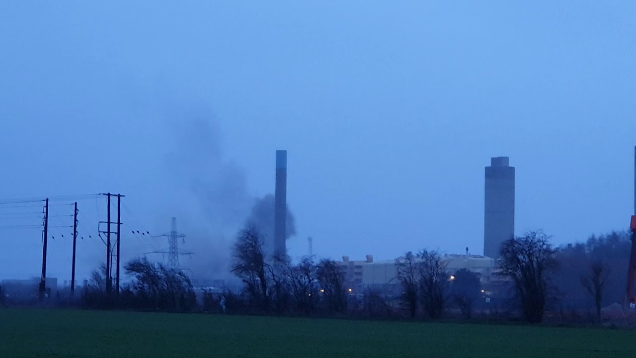 Didcot Power Station Chimney Demolition YouTube