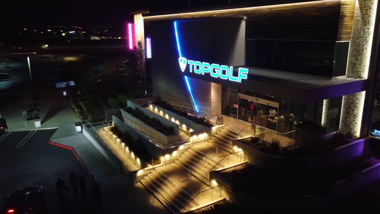 Topgolf, Roseville, CA Night Flight [Cinematic & FPV] | DJI Mavic Mini