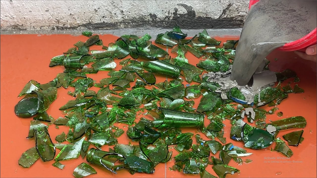 Recycled Glass In Concrete  / How To Make Recycled Glass Countertops For Your Home .