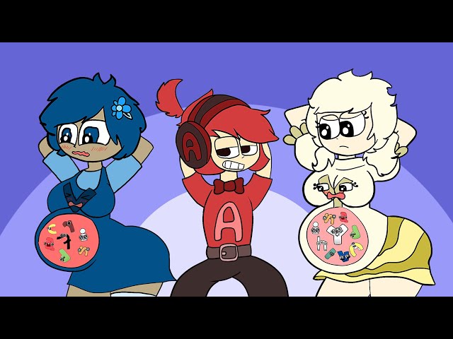 Rainbow Blue kidnap Alphabet Lore / Alphabet Lore Humanized (F