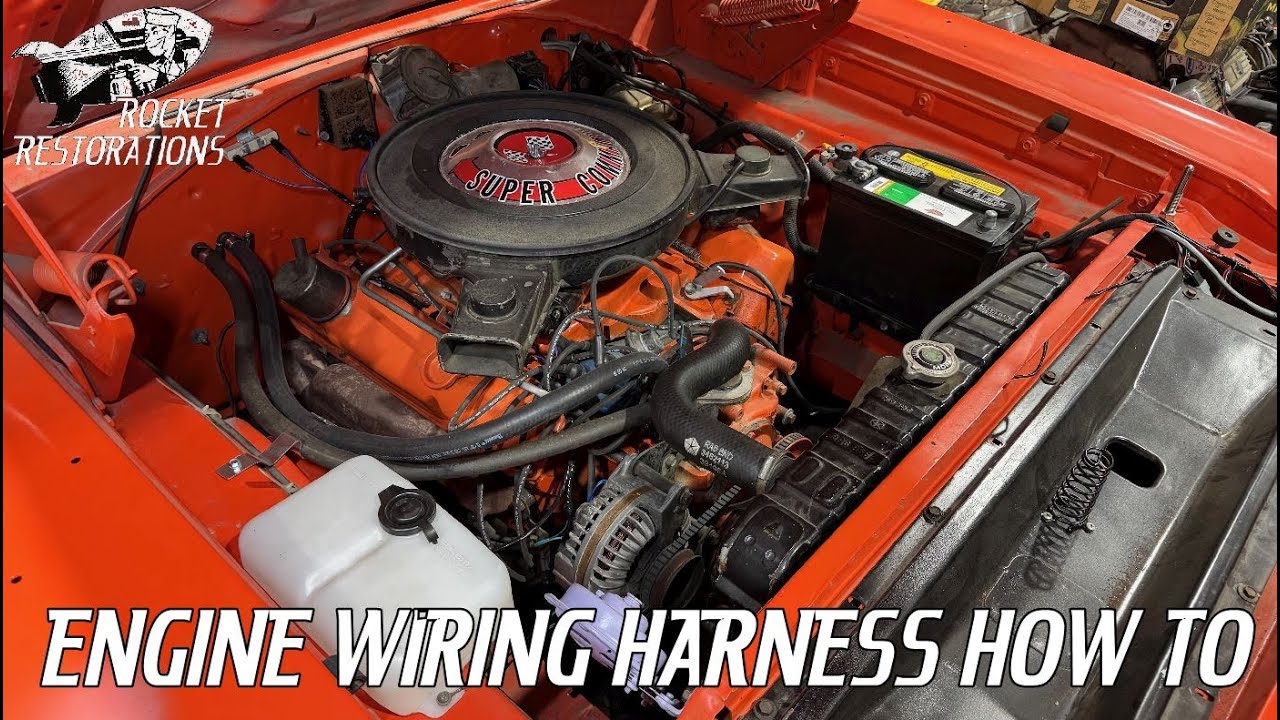 How To Install A Mopar Engine Wiring Harness In A 1970 Plymouth Superbird B-Body!