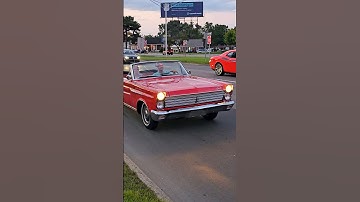 1965 Mercury Comet Caliente Convertible Classic Car Drive By Engine Sound Woodward Dream Cruise 2024