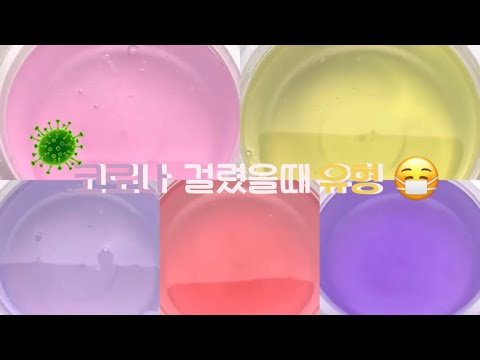 코로나 걸렸을때유형 대시액 코로나 🦠 와현님 무영공 파연카 어비체 액괴 슬라임 유형 시리즈 아임크린수진체 #사랑액괴계챌린지