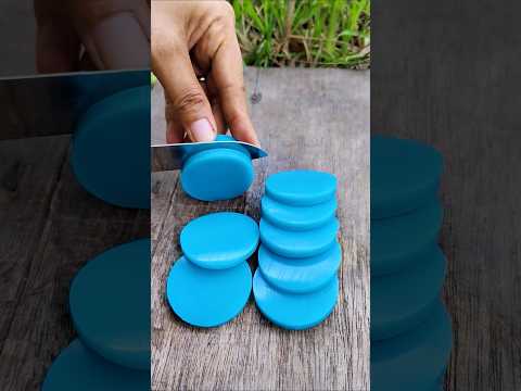 Satisfying ASMR Survival Skills Cutting Soap 🧼 #satisfying #survival #campping #viral #asmr