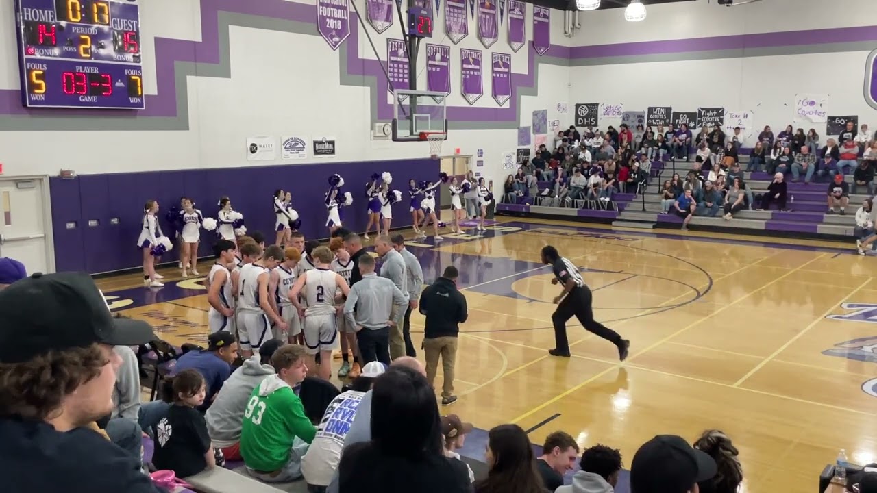 2/21/22 DHS v Hughes Academy @Denair, 2nd quarter… Section 5 playoffs