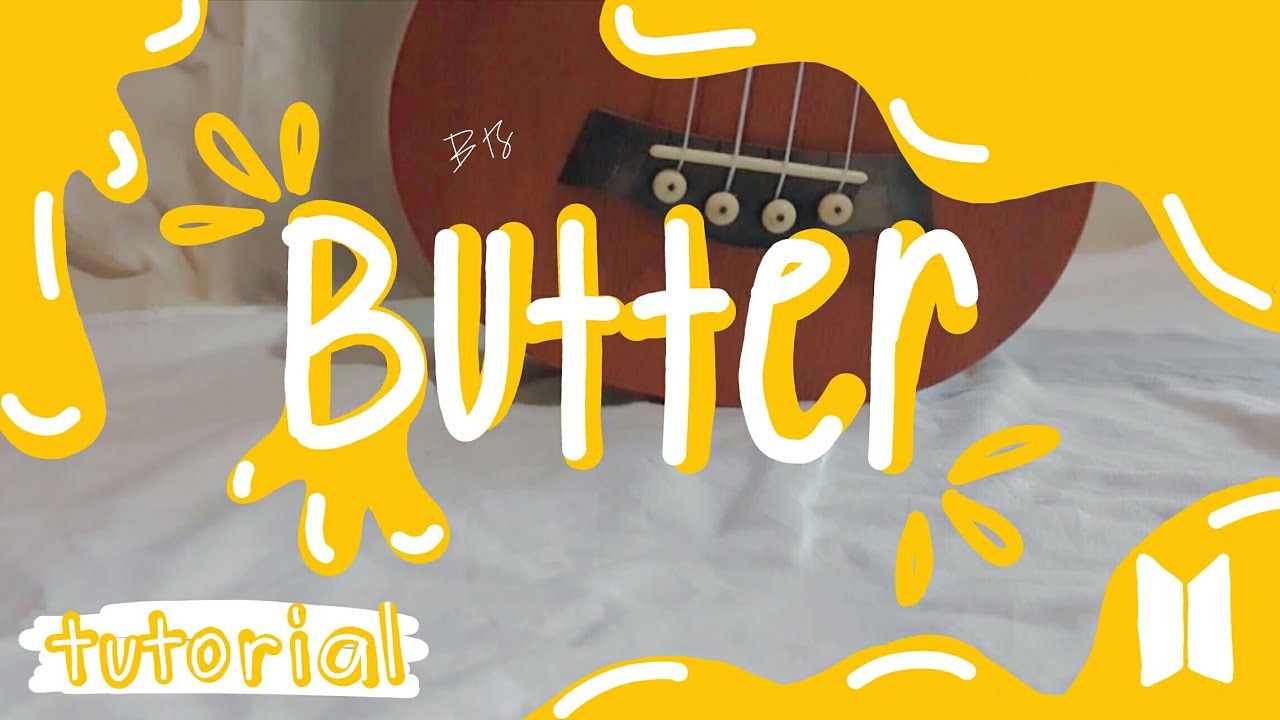 Butter BTS (방탄소년단) EASY UKULELE TUTORIAL YouTube
