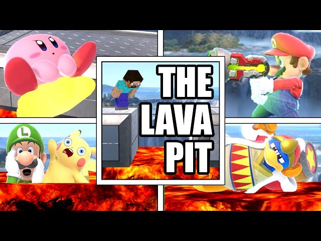 Who Can Go Over THE LAVA PIT OF DOOM? (Super Smash Bros Ultimate) class=