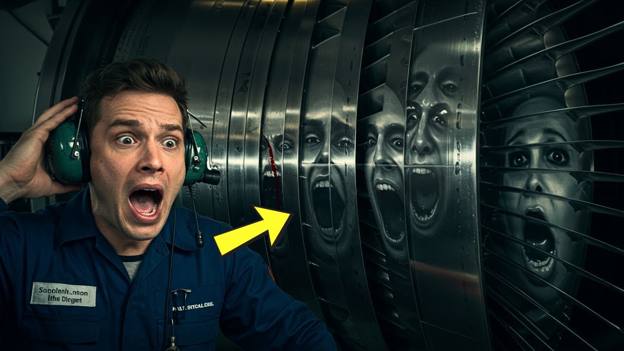 During Engine Inspection, Mechanic Hears SCREAMS And Notices 1 SHOCKING Detail In The Turbines