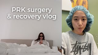 my laser eye surgery (& recovery) experience | PRK surgery vlog