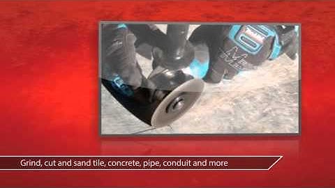 Bare Tool 18 Volt Cordless Sander/Grinder - Makita Product Review Video