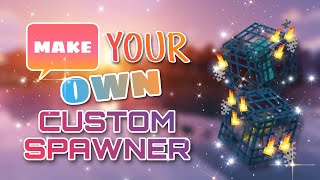 HOW TO MAKE YOUR OWN CUSTOM SPAWNER IN VANILLA MINECRAFT (ALL VERSIONS!)