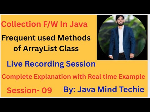 Collection in Java | frequent used methods of ArrayList class | By Amit ...