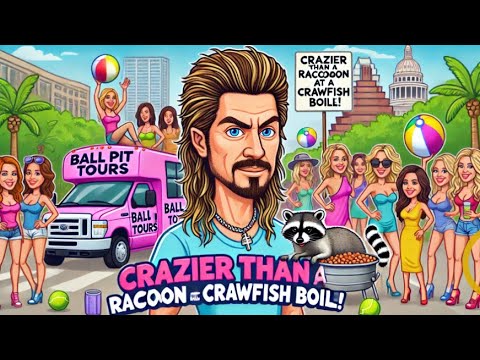 Thumbnail: Theo Von might say "Crazier than a racoon at a crawfish boil!"