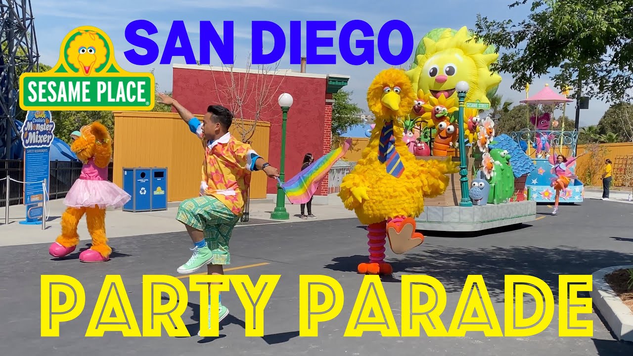 Sesame Place San Diego Sesame Street Party Parade 2022