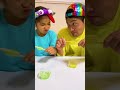 Yellow Food VS Green Food Challenge グリーンフード VS イエローフード　#Shorts