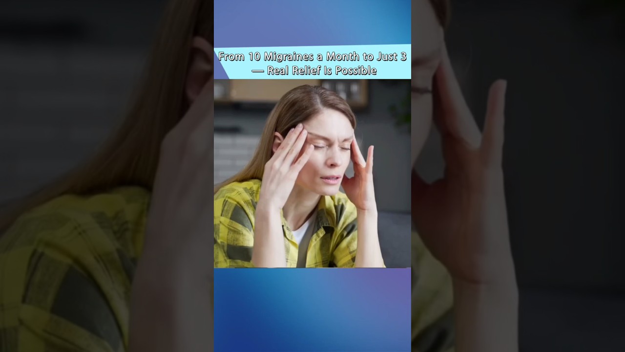 From 15 Migraines a Month to Just 3！