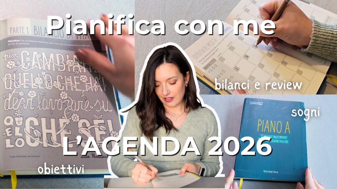 La mia agenda 2026: pianifichiamo e riflettiamo insieme (Piano A di Mazzucchelli)