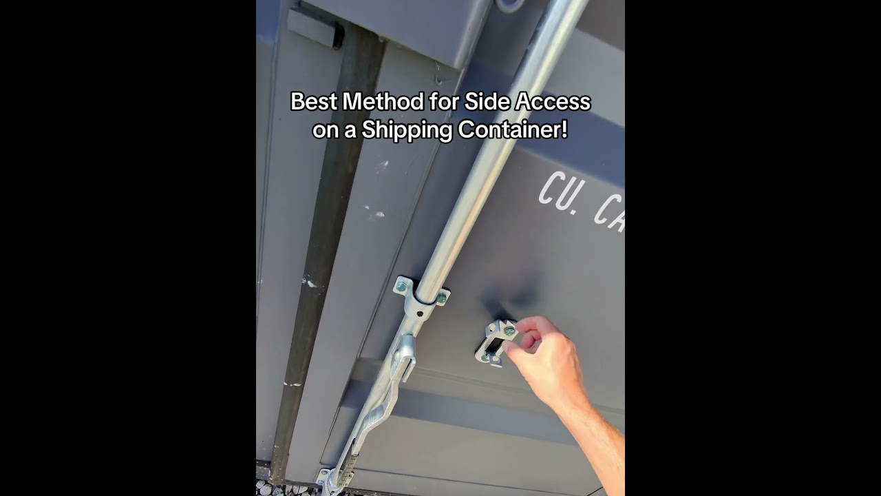 Best Method for Side Access on a Shipping Container!
