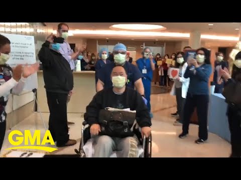 This man was the first to recover from COVID-19 at this California hospital | GMA Digital